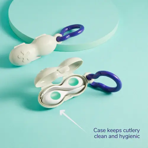 Doddl baby spoon and fork set with travel case - Image 5