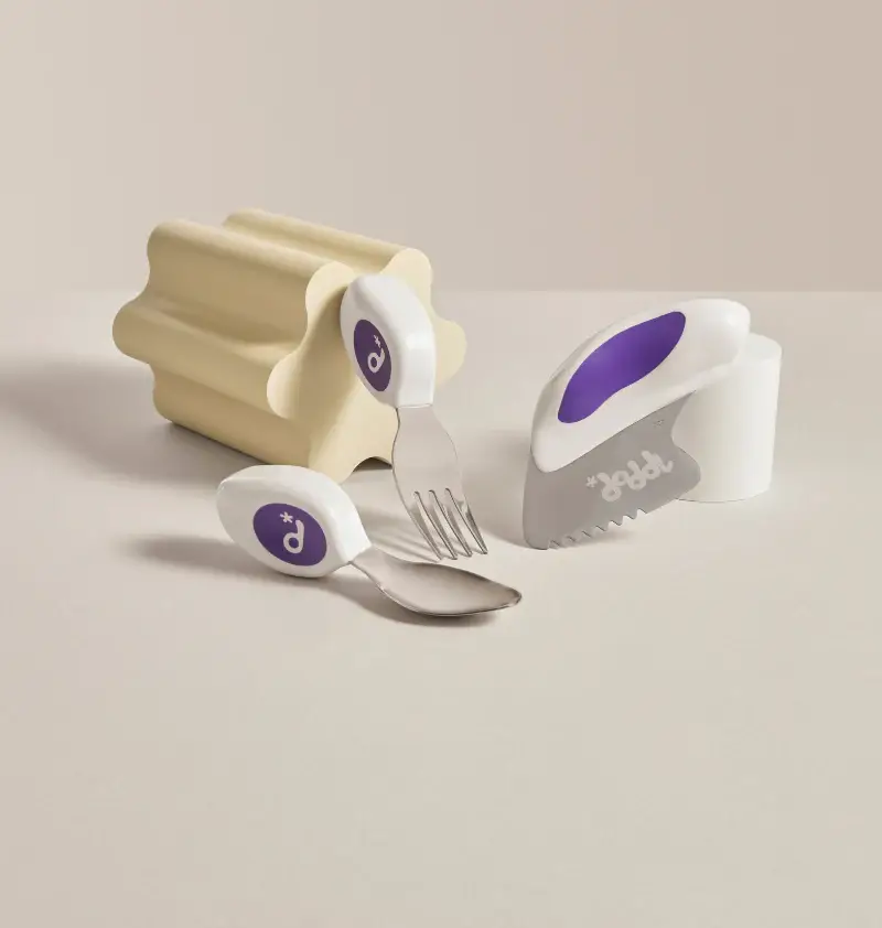 Doddl toddler spoon, fork & knife cutlery set - Image 5